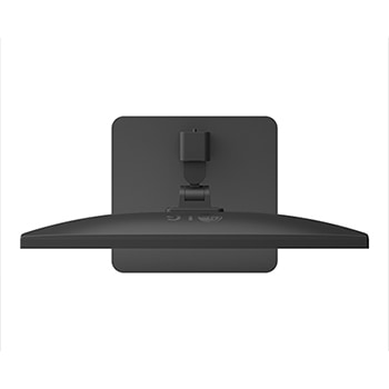Top view of a monitor