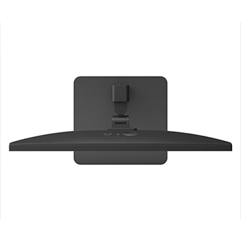 Top view of a monitor