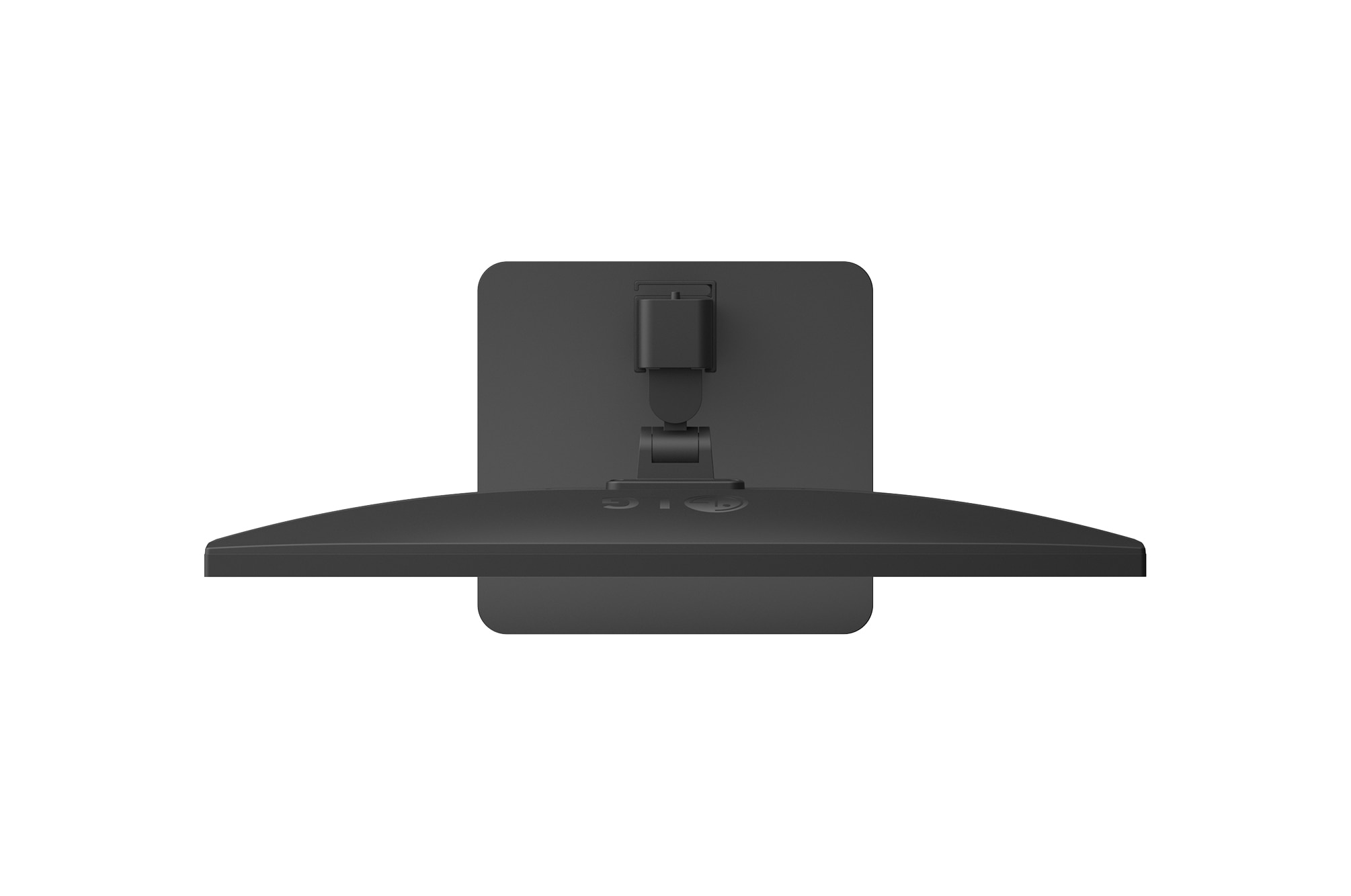 Top view of a monitor