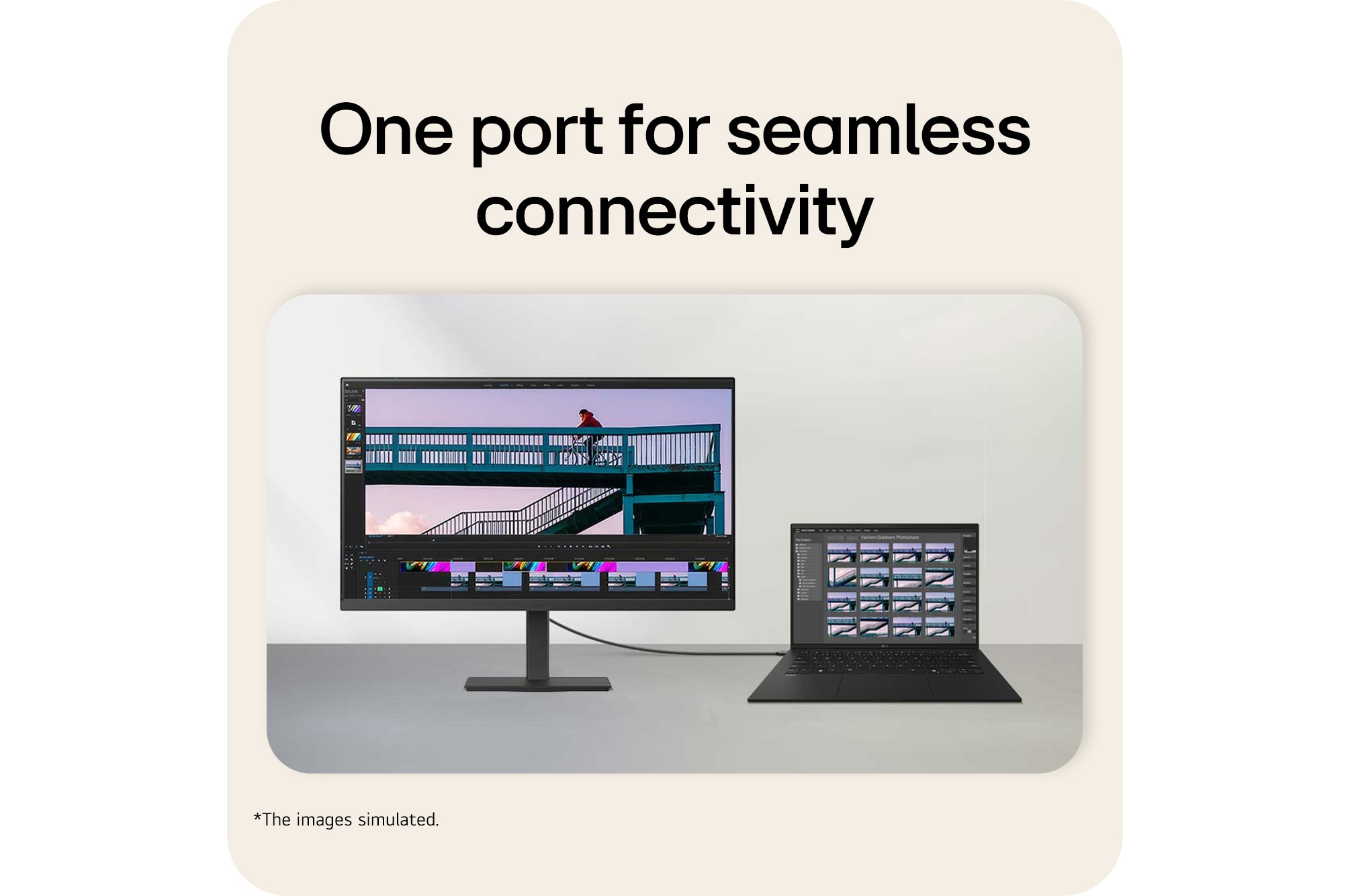 Seamless device connectivity enabled by single versatile port
