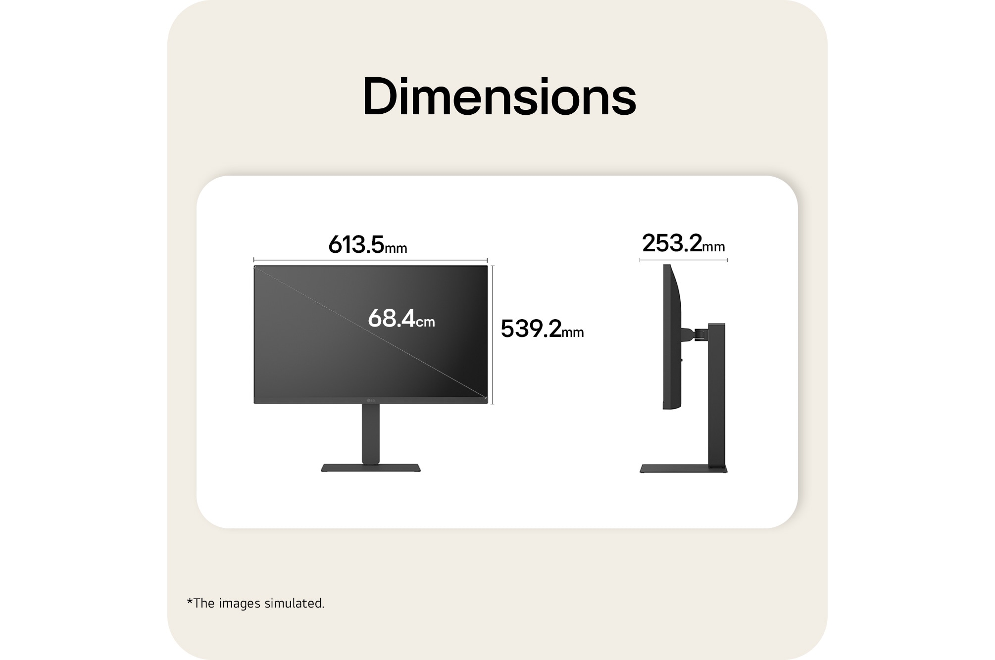 Ergonomic monitor design showcasing tilt, height adjustment, swivel, and pivot features for flexible viewing angles and comfortable workspace setup.