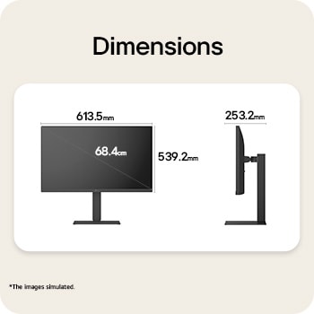Ergonomic monitor design showcasing tilt, height adjustment, swivel, and pivot features for flexible viewing angles and comfortable workspace setup.