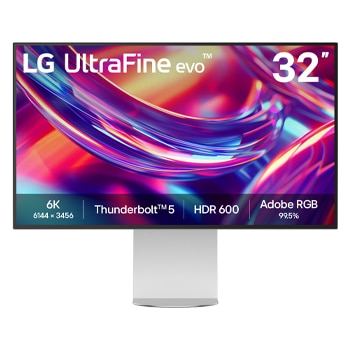 LG 32-inch UltraFine evo™, 6K Monitor with Thunderbolt™ 5, 32BU950A-S
