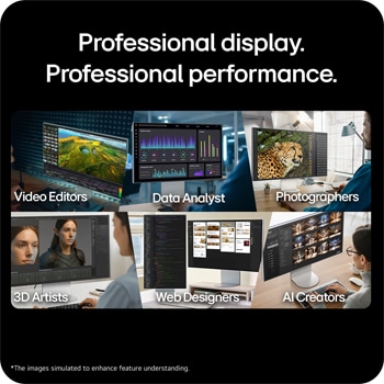 LG 32-inch UltraFine evo™, 6K Monitor with Thunderbolt™ 5, 32BU950A-S