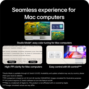 LG 32-inch UltraFine evo™, 6K Monitor with Thunderbolt™ 5, 32BU950A-S