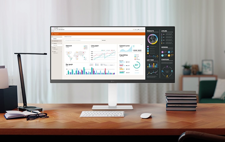 LG UltraWide™ 29 Inch 100Hz WFHD IPS Monitor 29BF550B with USB-C