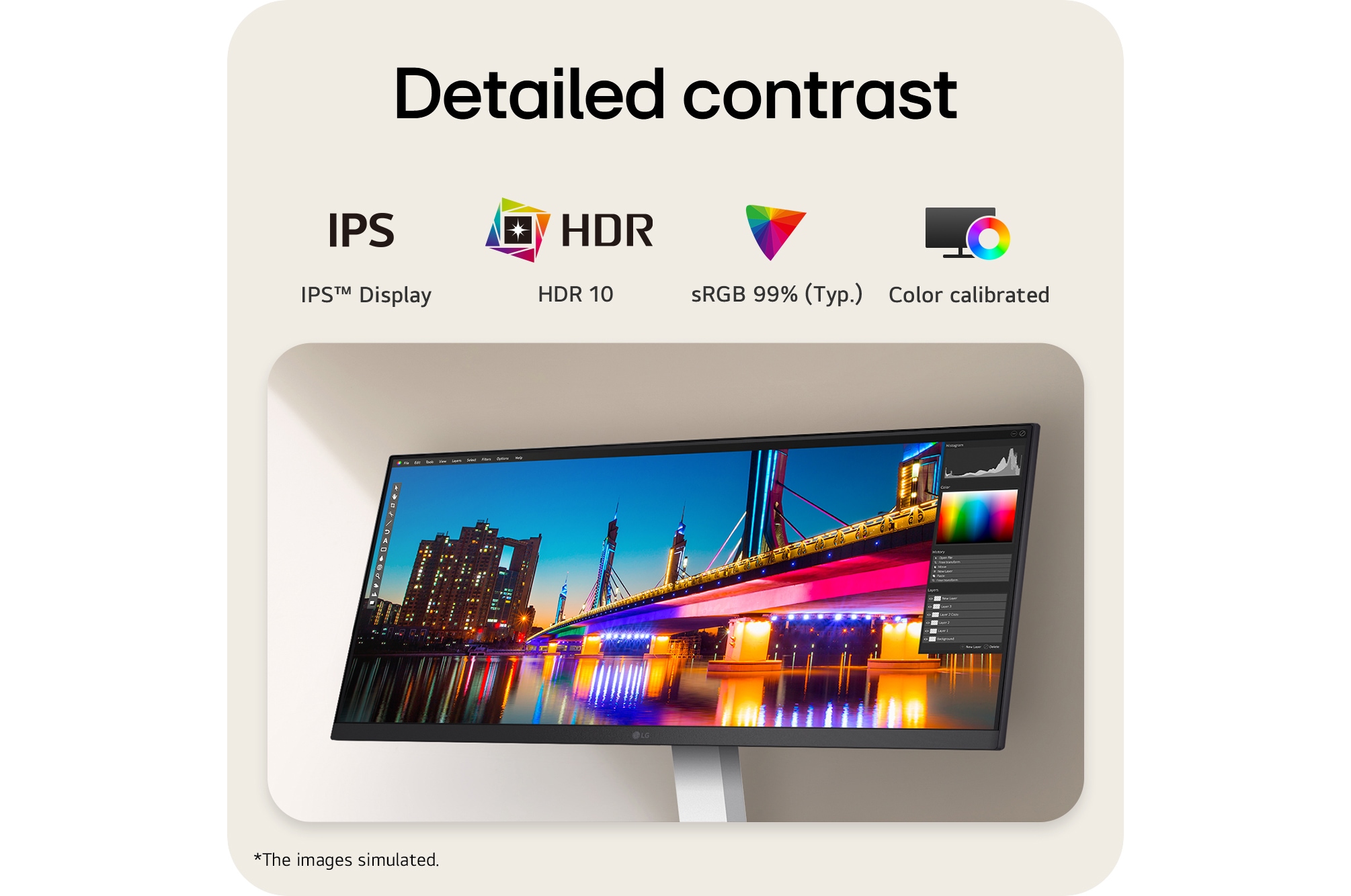 Two monitors comparing reader mode and flicker-safe features, illustrating improved eye comfort and productivity with reduced blue light and screen flicker.