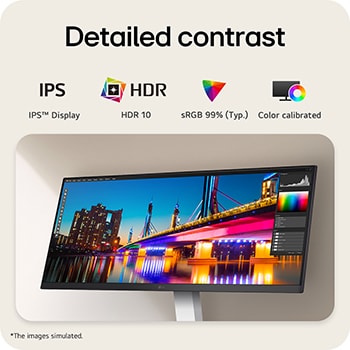 Two monitors comparing reader mode and flicker-safe features, illustrating improved eye comfort and productivity with reduced blue light and screen flicker.