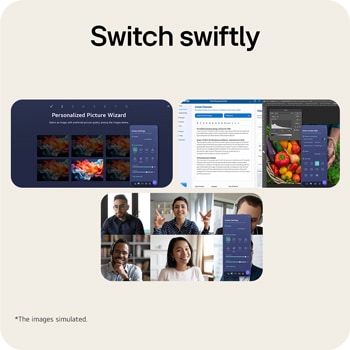 Effortlessly switch between multiple apps using split screen feature