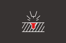 Sealing technology icon with barrier-like illustration for secure sealing process.