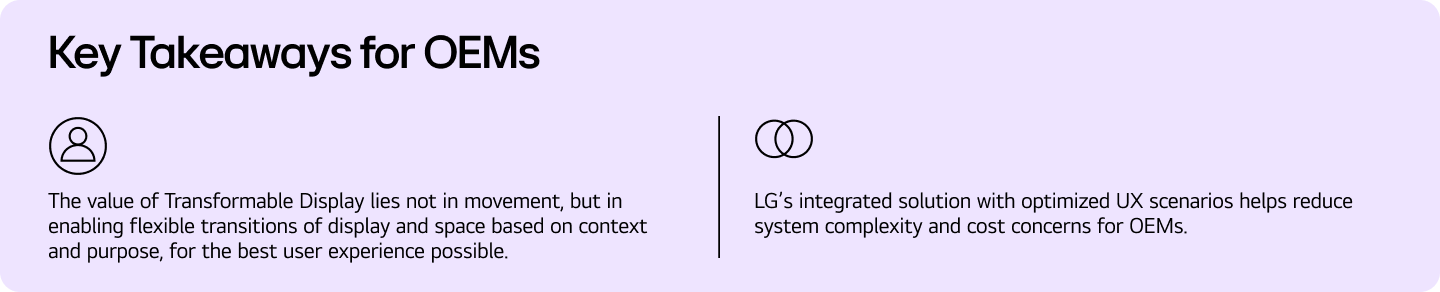 Key takeaways for OEMs