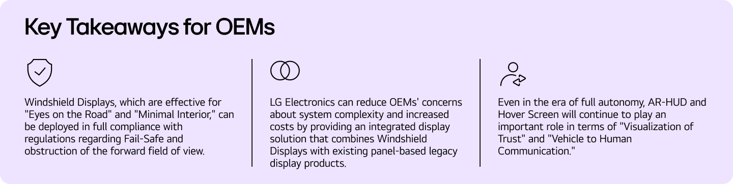 Key takeaways for OEMs