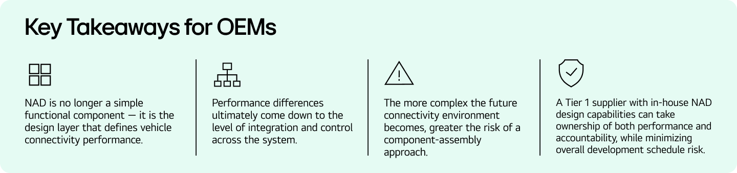 Key takeaways for OEMs
