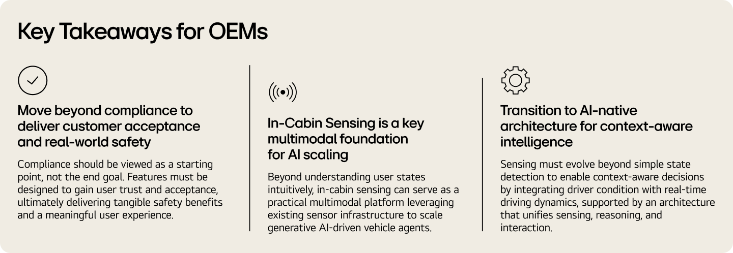 Key takeaways for OEMs