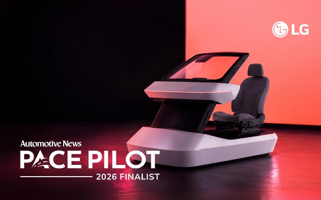 LG Electronics’ Ultraview Windshield Display Named Finalist for 2026 Pace Pilot Award