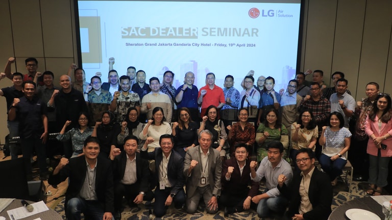 LG Electronics Indonesia Memperkuat Relasi dan Pengetahuan Dealer HVAC di Jakarta