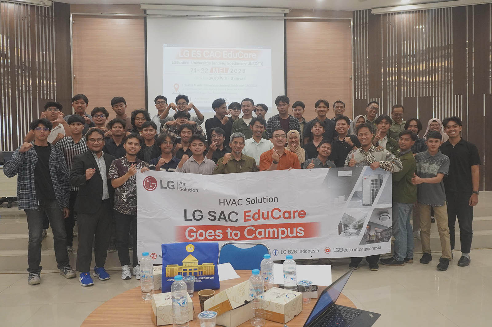 LG ES CAC Edu Care di FT Unsoed: Transfer Teknologi HVAC untuk Generasi Muda 21–22 Mei 2025 | Fakultas Teknik Universitas Jenderal Soedirman, Purwokerto
