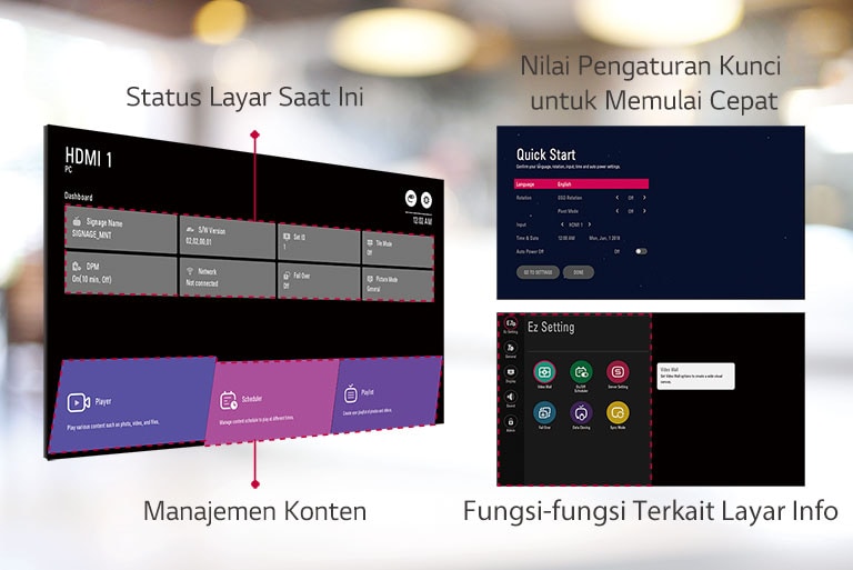 Sejumlah tugas dapat dilakukan secara bersamaan dengan GUI yang intuitif.