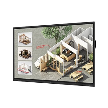 LG 86TR3DQ-I Interactive left view