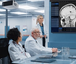  Scenes of LG ProBeam usage in hospital.	