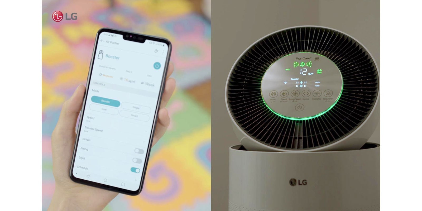 LG Cleaner Air Control