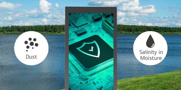 The XF3P has a conformal coating making it resistant to dust and salinity in moisture.