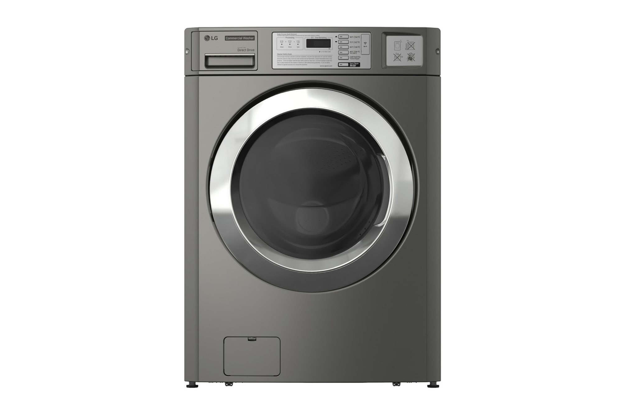 LG CWG27MDOHS commercial washer front view