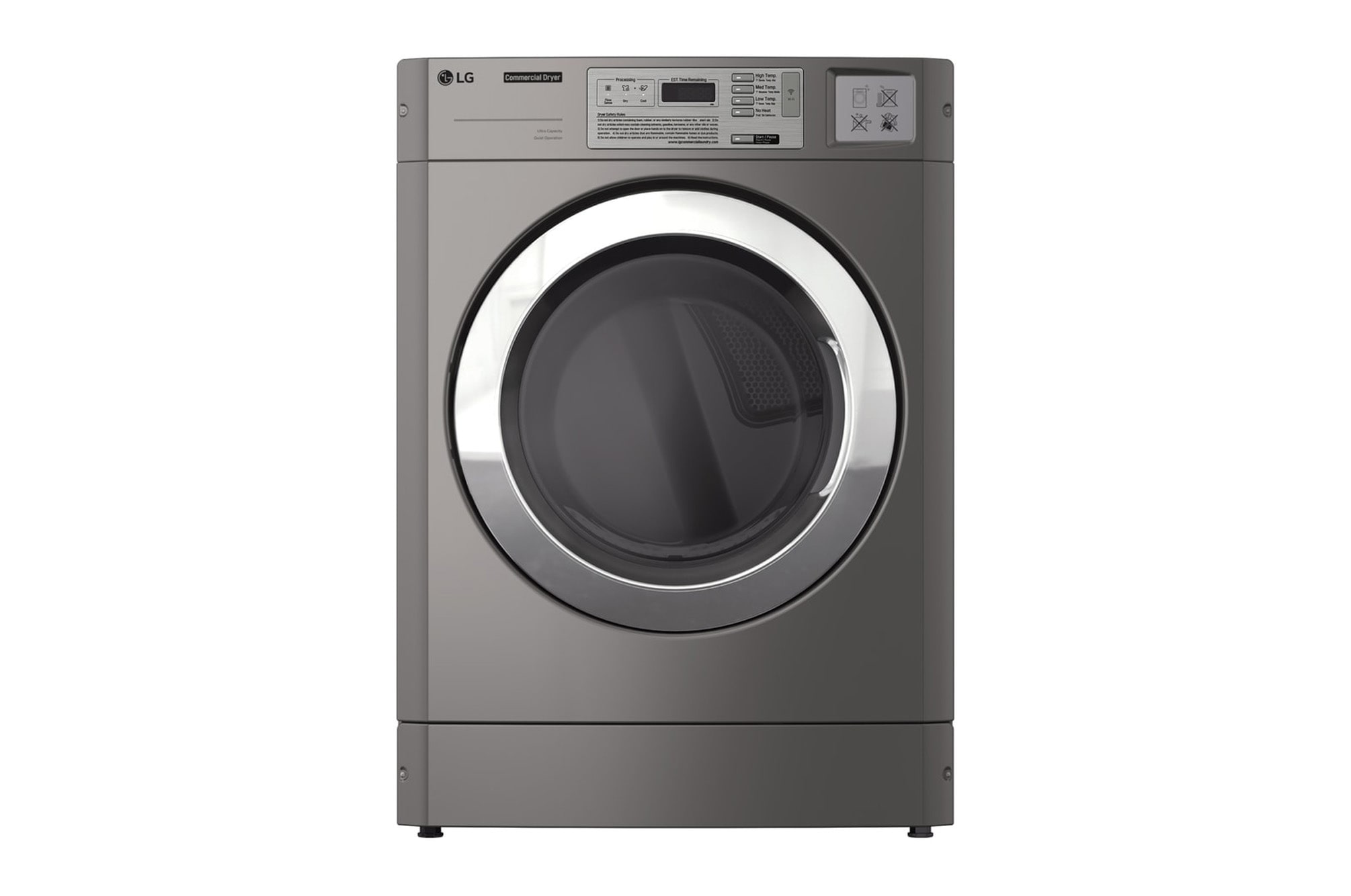 LG RV1840CD7 commercial dryer front view