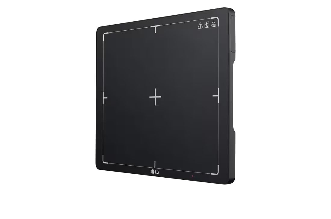 LG Digital X-ray Detector with a-Si TFT, -15 Degree front-side view of LG Digital X-Ray Detector 10HQ701G, 10HQ701G