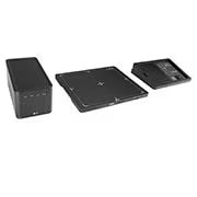 LG Digital X-ray Detector with a-Si TFT, Perspective view from the top of LG Digital X-Ray Detector 10HQ701G with Control Box and Battery Charger, 10HQ701G