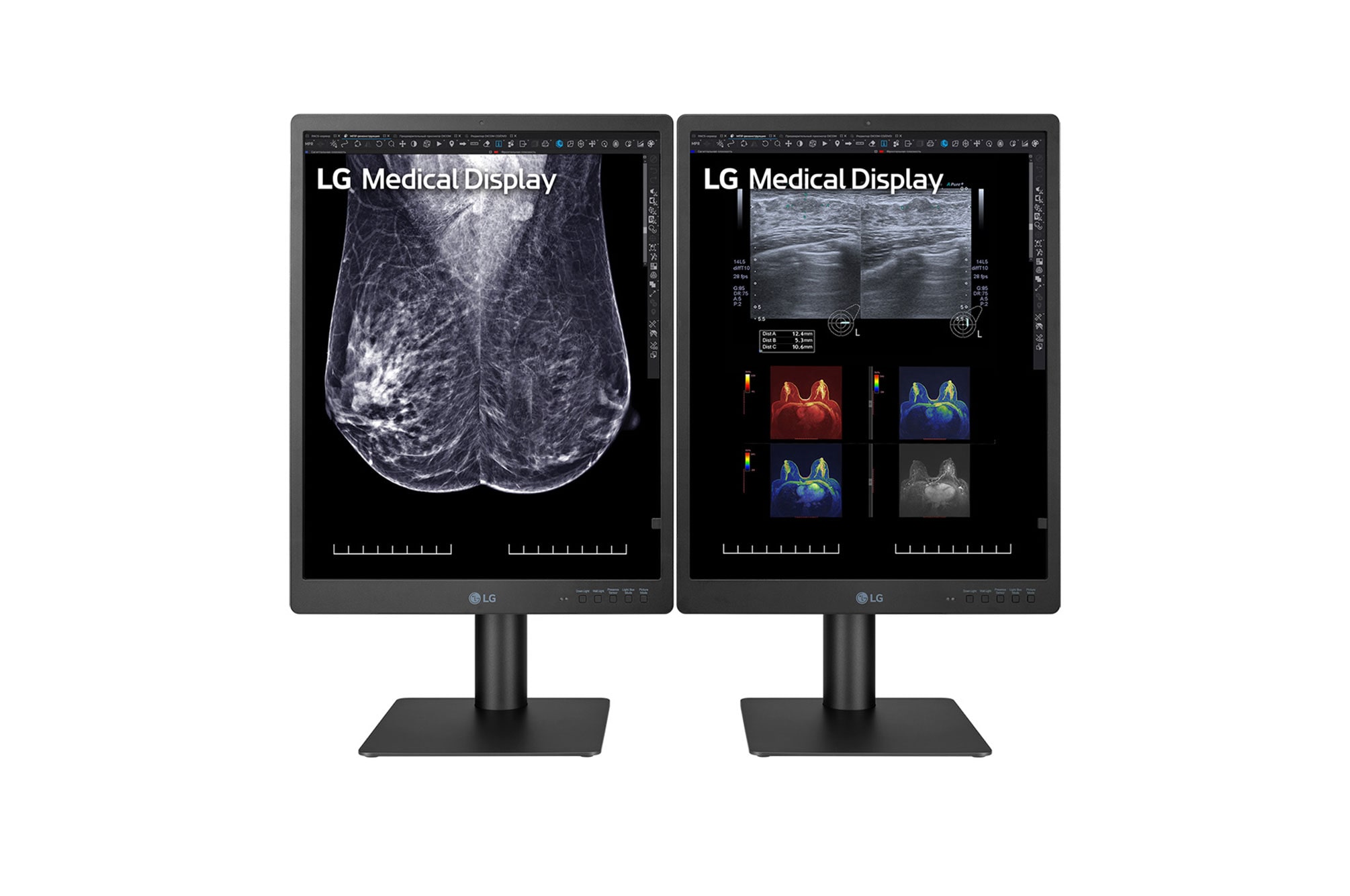 LG 21HQ613D-B Medical Displays rear perspective view