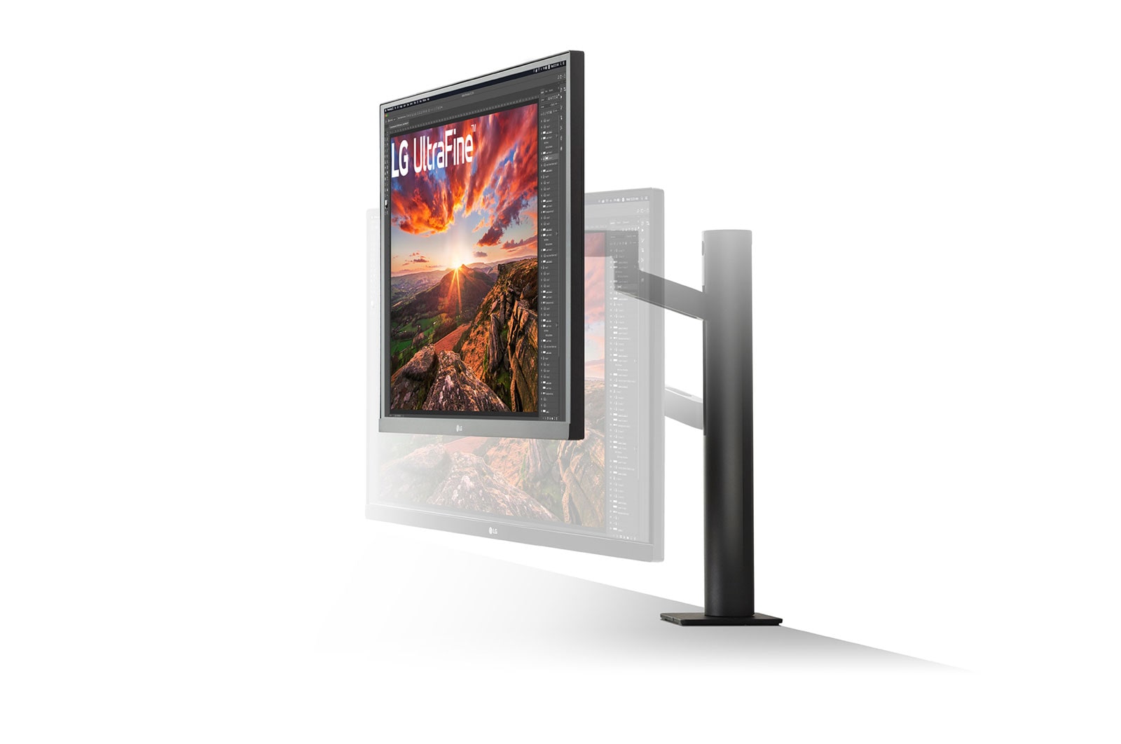 LG 68.58cm (27) UHD 4K Ergo IPS Monitor with USB Type-C™, 27UN880-B