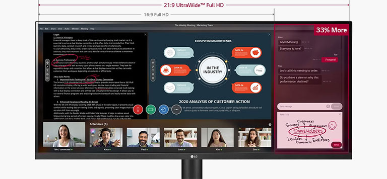 Buy LG UltraWide HDR Monitor - 29WL50S-B | LG India Business