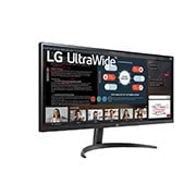 LG  86.36cm (34) 21:9 UltraWide™ Full HD IPS Monitor with AMD FreeSync™, 34WP500-B