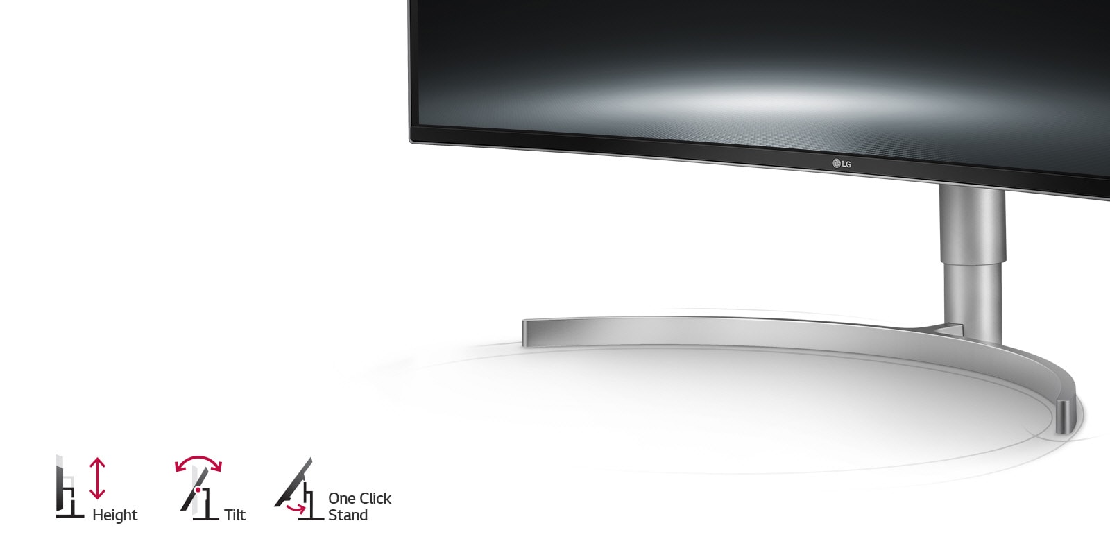 Edge-Arc Design Stand Versatile Elegance