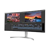 LG 96.52cm (38) Curved 21:9 UltraWide™ WQHD + IPS Curved LED Monitor. Now see wider and do more, seamlessly while you work from home. Expand the way you work with the LG UltraWide Monitor., 38WK95C-W
