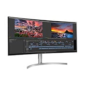 LG 96.52cm (38) Curved 21:9 UltraWide™ WQHD + IPS Curved LED Monitor. Now see wider and do more, seamlessly while you work from home. Expand the way you work with the LG UltraWide Monitor., 38WK95C-W