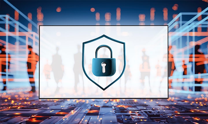 The UH5N-M provides security features to protect important data from external access or attacks.