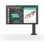 LG  68.58cm (27) QHD Ergo IPS Monitor with USB Type-C™, 27QN880-B