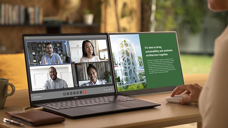 LG 14Z90R-G.CP75A2 Video conference features of Mirametrix®.