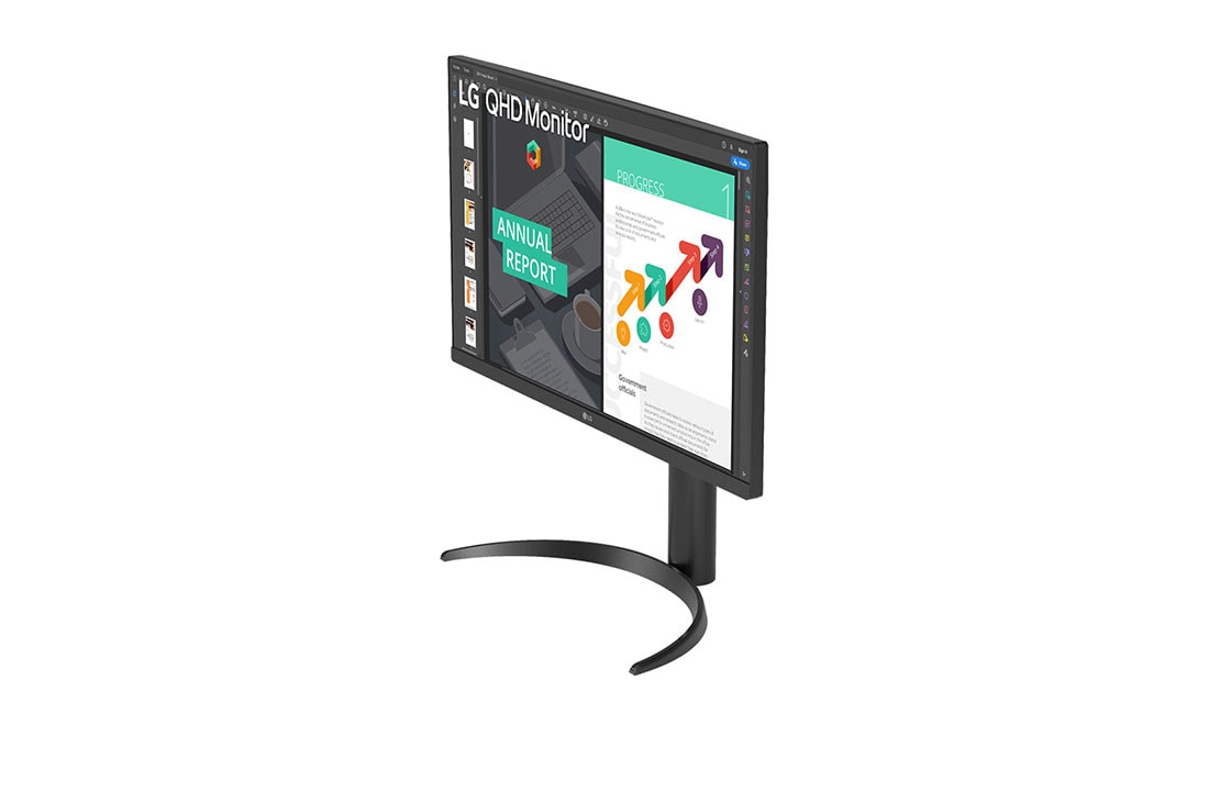 LG 68.58 cm (27) QHD Ergo IPS Monitor with USB Type-C™, 27QN850-B