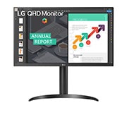 LG 68.58 cm (27) QHD Ergo IPS Monitor with USB Type-C™, 27QN850-B