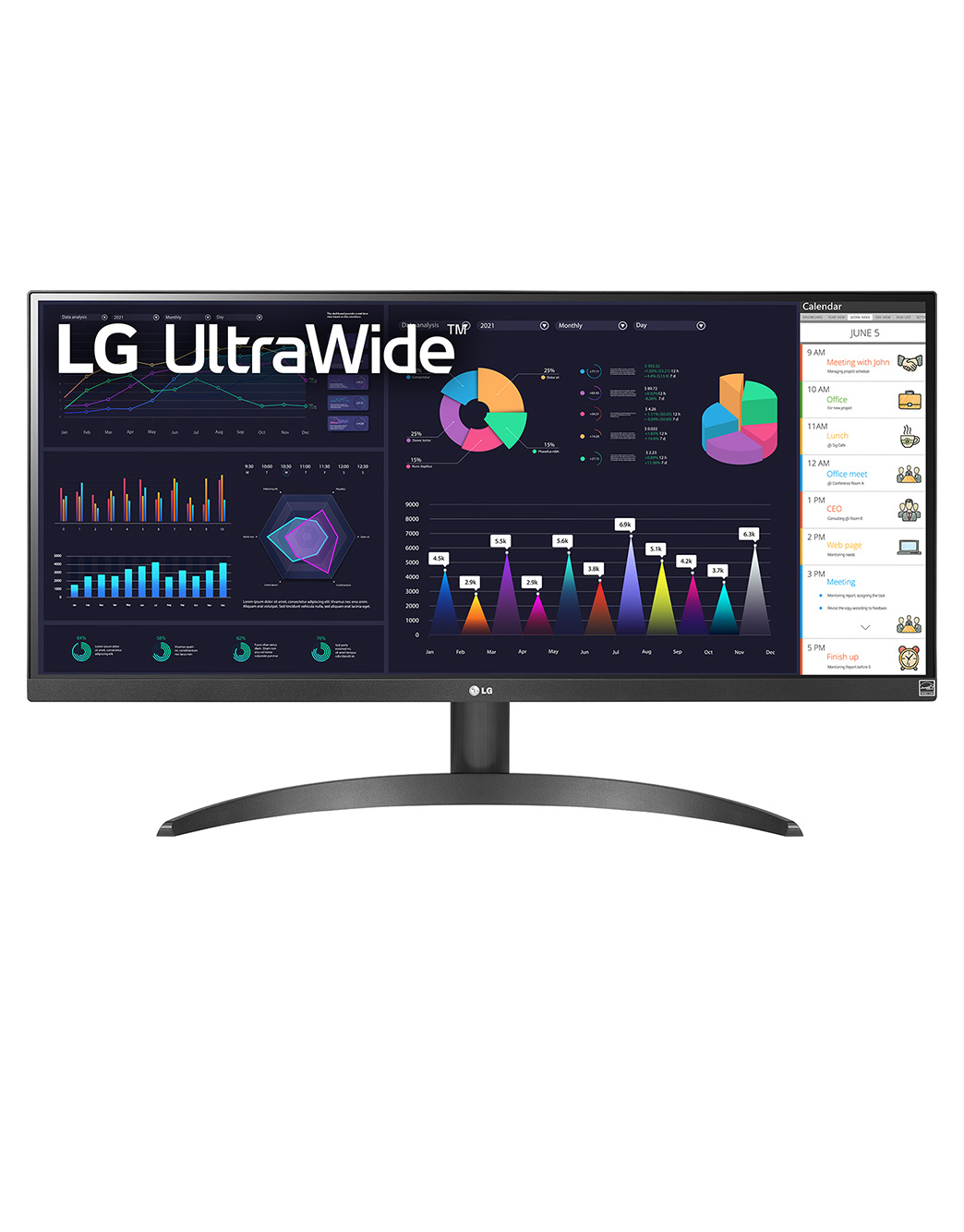 LG ウルトラワイドモニター 29WQ500-B mnt-ultrawide-29wq500-front-