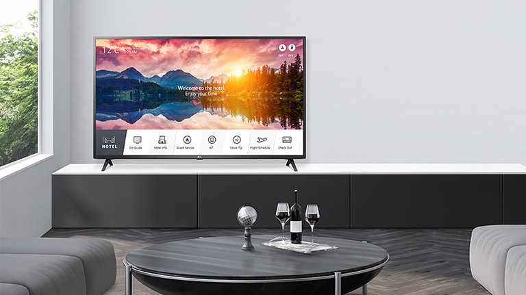 Téléviseur d’hôtel intelligent LG avec gestion de contenus efficace