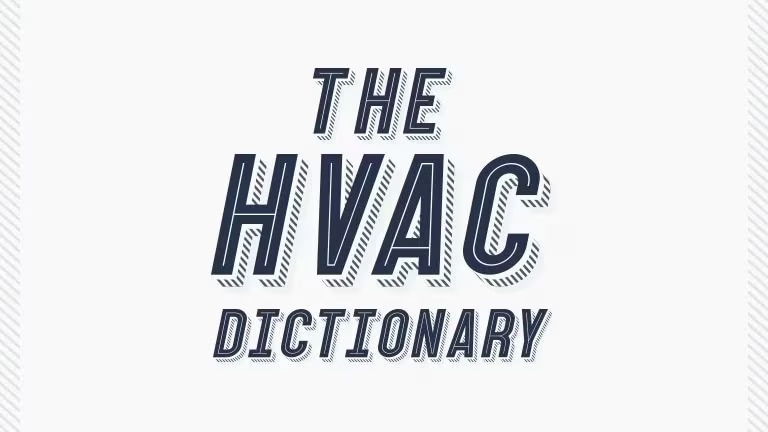 Términos del diccionario HVAC