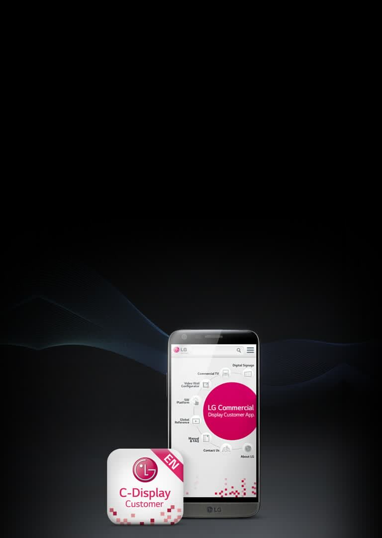 Aplicación para clientes con visualización C de LG
