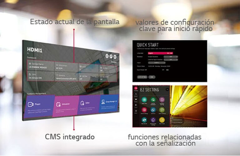 Se pueden realizar varias tareas en simultáneo con la interfaz gráfica de usuario intuitiva.