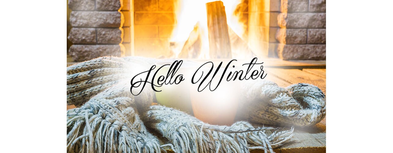 Cozy and warm home "Hello Winter"