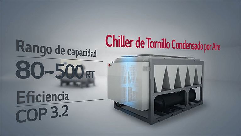 Chiller de Tornillo condensado por aire