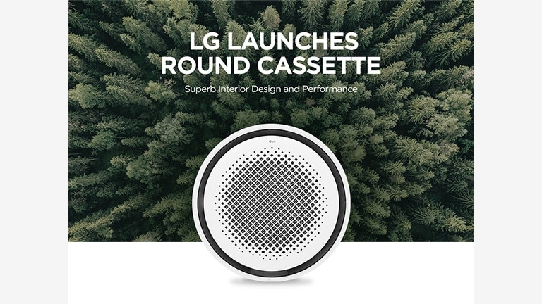 LG Air Solution gets Around with Their New Round Cassette